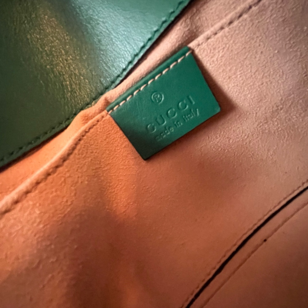 Authentic Gucci Green Shoulder Bag w/ Gold Hardware - Picture 16 of 16